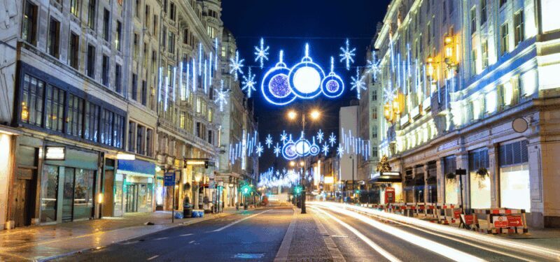 London: Christmas Lights Self Guided Walking Tour - Key Points