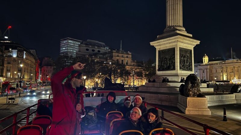 London: Christmas Lights Sightseeing Open-Top Bus Tour - Key Points