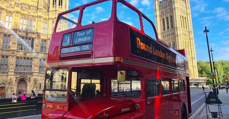 London: Guided Sightseeing Tour on a Vintage Open-Top Bus - FAQ