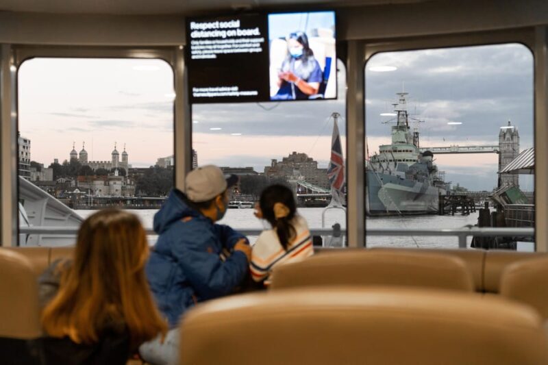 London: Hop-On Hop-Off 1 Day River Pass + Painted Hall - Key Points