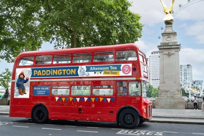 London: Paddington Bear Afternoon Tea Bus Tour & Audio Guide - Key Points
