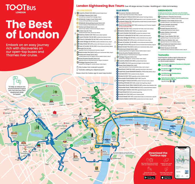 London: Tootbus Must-See Hop-On Hop-Off Bus Tour with Cruise - Key Points