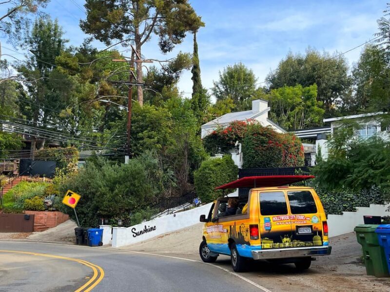 Los Angeles: Hollywood & Celebrity Homes Open-Air Bus Tour - Key Points