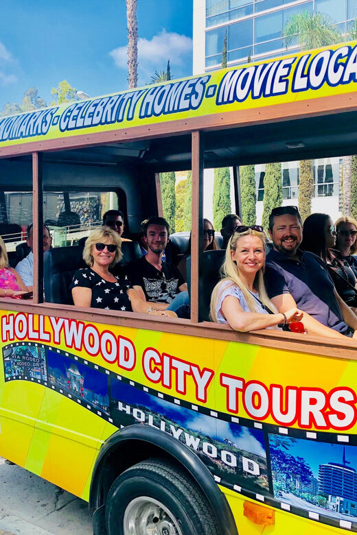 Los Angeles: Hollywood & Celebrity Homes Open-Air Bus Tour - FAQ