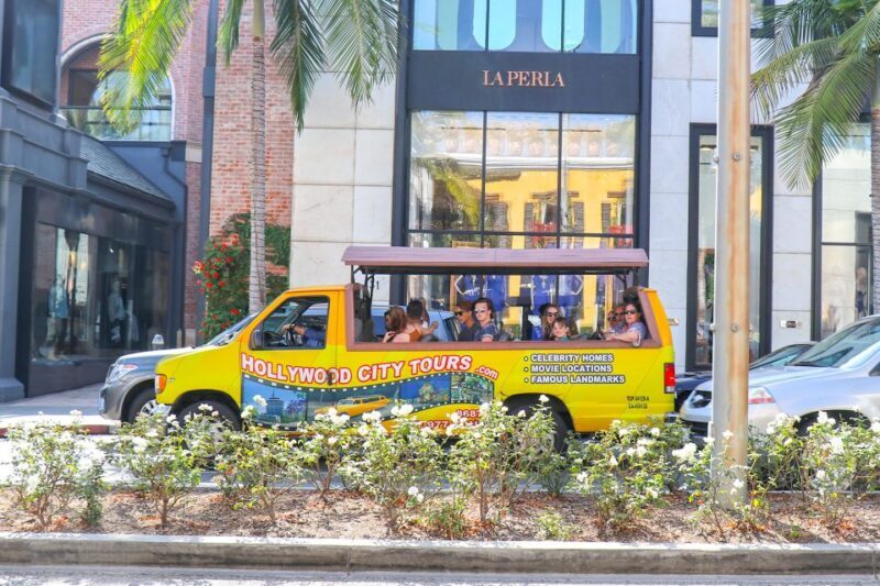 Los Angeles: Hollywood & Celebrity Homes Open-Air Bus Tour - FAQs