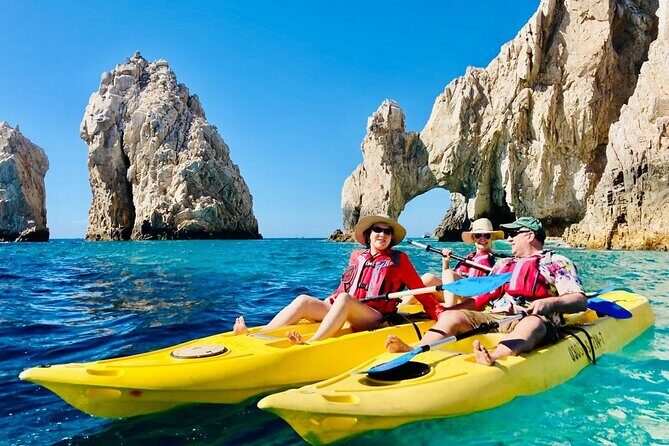 Los Cabos Arch and Playa del Amor Tour by Glass Bottom Kayak - The Beach and Safety Briefing