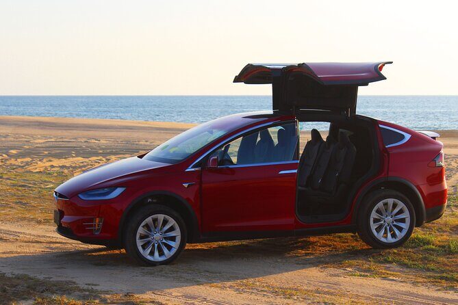 Los Cabos Luxury Private Tesla Transfer from Airport to Cabo San Lucas Area - A Modern, Stylish Way to Start Your Vacation