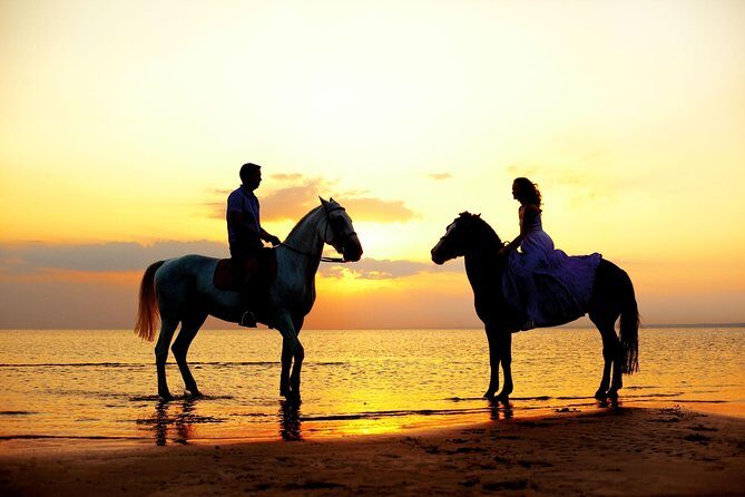 Love is in the air! Private horseback ride on the beach and sunset dinner! - An Unforgettable Experience: From Desert Trails to the Sea