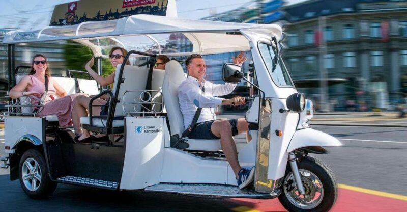 Lucerne: eTukTuk City Tour - Key Points