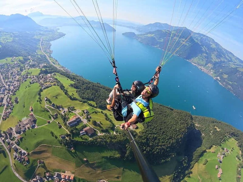 Lucerne: Paragliding Tandem Flights - The Value of This Paragliding Tour