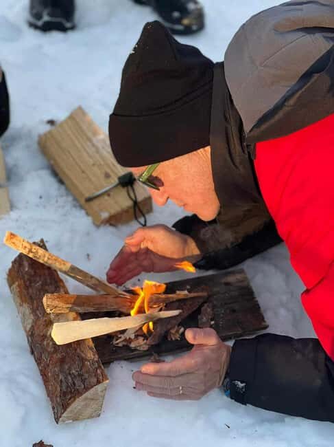 Lulea: Nordic Skills and Bivouac Building with Lunch - Key Points