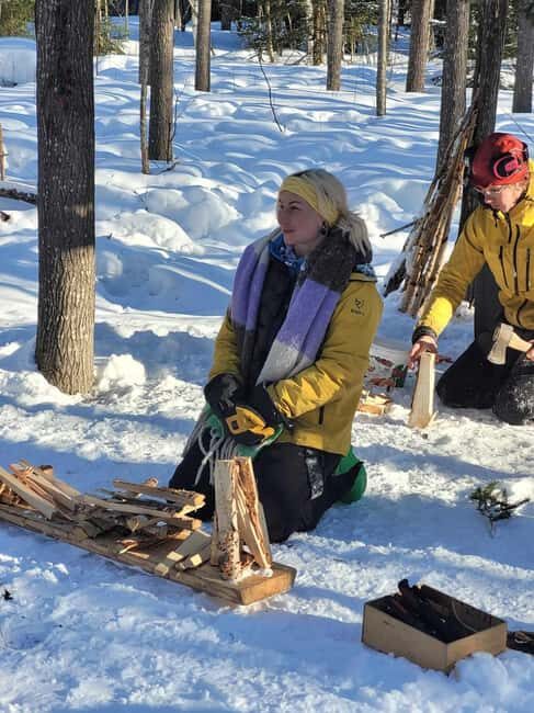 Lulea: Nordic Skills and Bivouac Building with Lunch - An In-Depth Look at the Experience