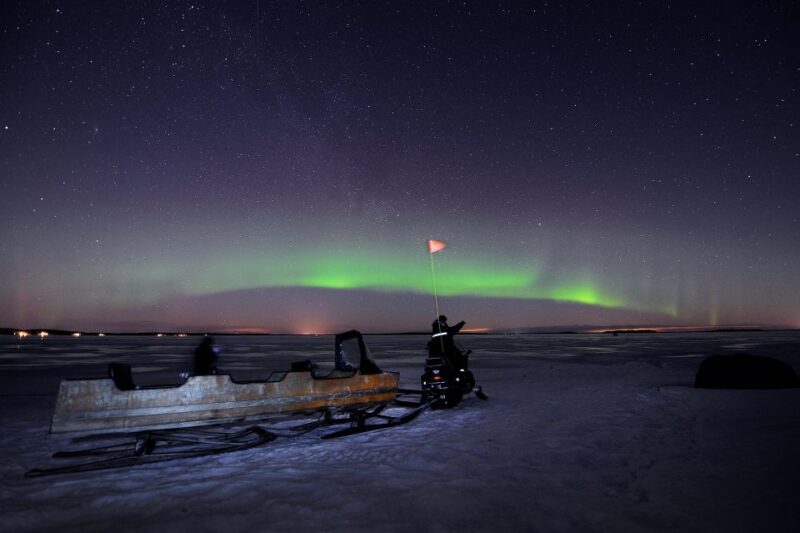 Luleå : Northern Lights Tour on a Snowmobile drawn Sled - Key Points