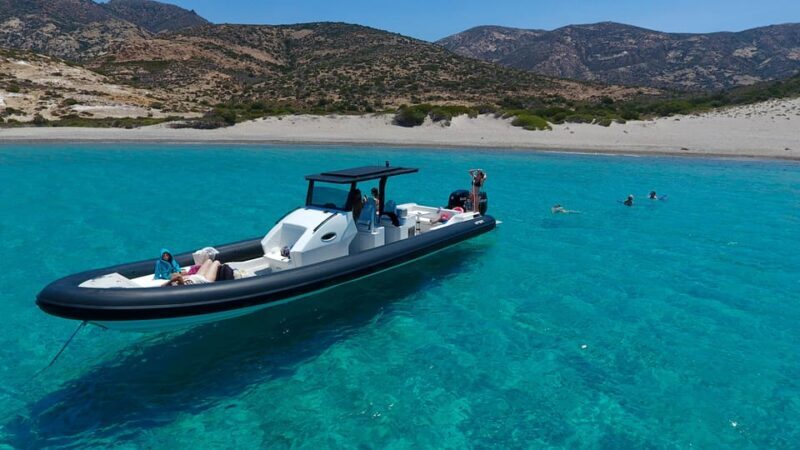 Lux Semi-Private or Private Power Boat Tour to Kleftiko - Key Points