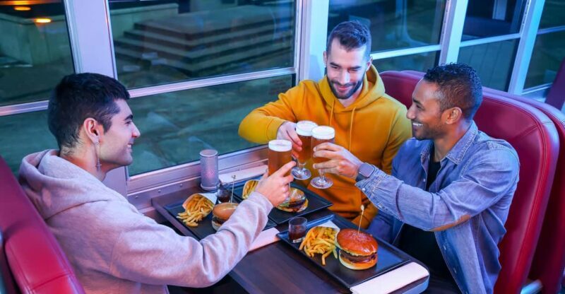 Luxembourg: American-Style Dinner in a Vintage Bus - Key Points