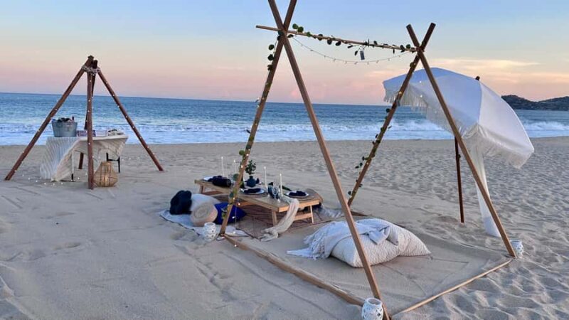 Luxury oceanfront picnic in Los Cabos - Key Points