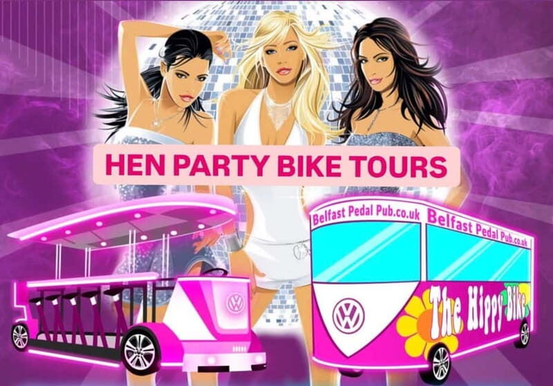 Luxury Pink Hen Party Bike Tour of Belfast - Key Points