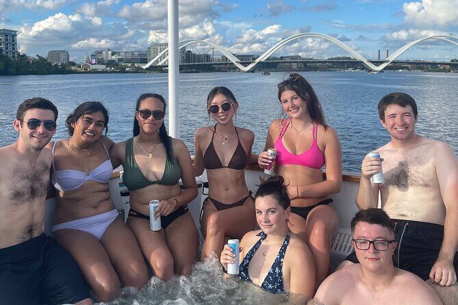 Luxury Private Hot Tub Boat of DC Potomac Monuments Tub up to 20 - FAQ