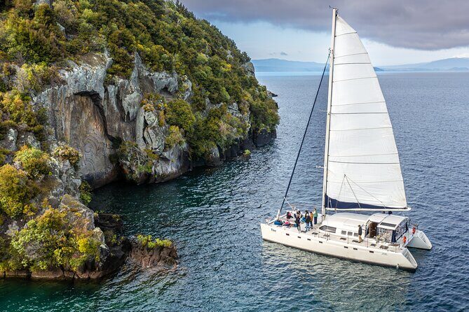 Luxury Sailing - Mori Rock Carvings - Taupo Sailing Adventures - A Closer Look at the Experience