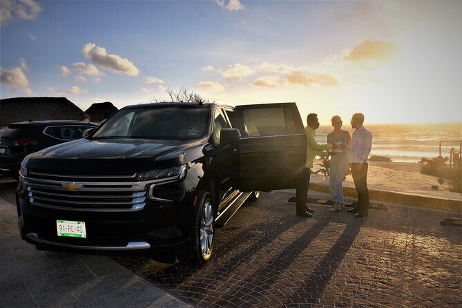 Luxury Suv departures from Tulum to Cancun Airport - Key Points