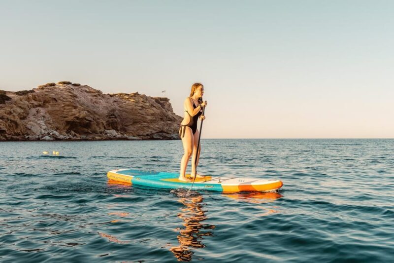 Lygaria Beach: Stand-up Paddle Board (SUP) with or w/o E-Fin - What to Expect from the Paddleboarding Experience