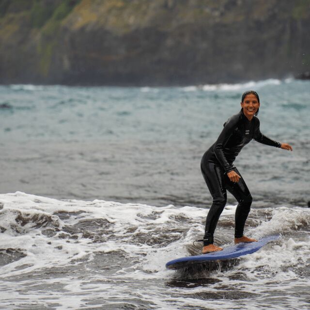 Madeira: Group Surfing Lesson with Equipment - The Instruction and Practice