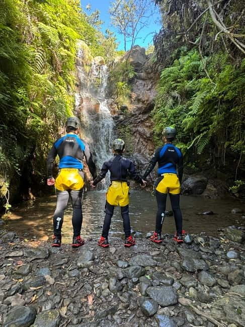 Madeira Short Canyoning For Beginners Rochão Level 1 - Key Points