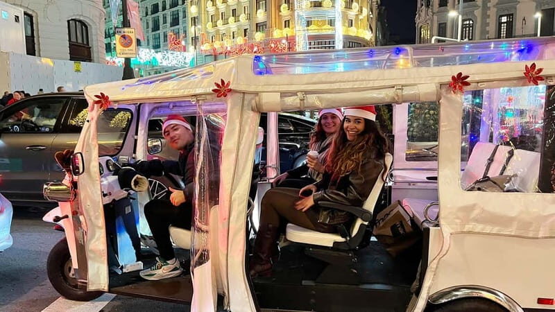 Madrid: "Christmas Tuk Tuk. Luxury Lights and Joy Ride" - Madrid: "Christmas Tuk Tuk. Luxury Lights and Joy Ride" — A Festive Journey through the Capital