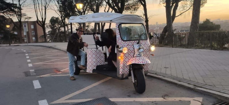 Madrid: City Tours - 6 seats private ecological tuk tuk - Key Points