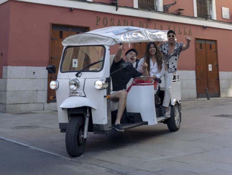 Madrid: Eco-Friendly, Unique and Privated Tuk Tuk Experience - The Experience of the Electric Tuk Tuk