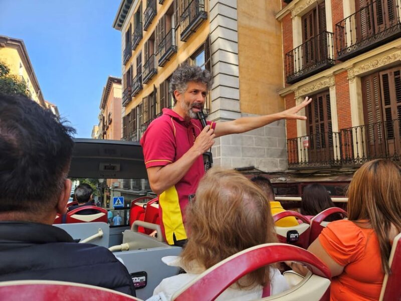 Madrid: Open-Top Big Bus Sightseeing Tour with Live Guide - Key Points