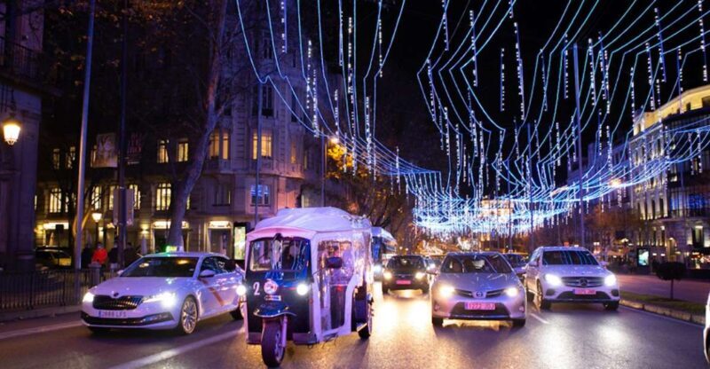 Madrid: Private Christmas Lights Tour by Eco Tuk-Tuk - Accessibility and Timing