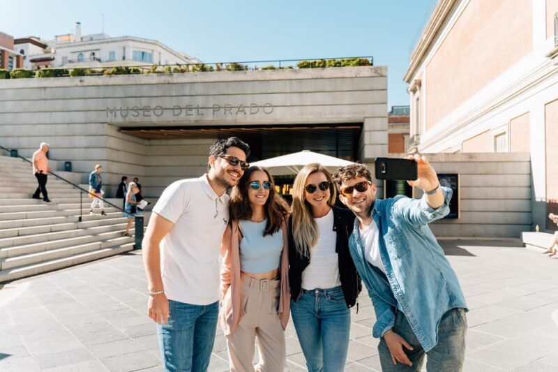 Madrid: Walking Tour, Prado Museum Visit & Rooftop Drinks - Key Points
