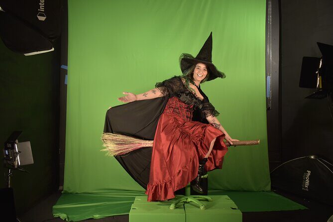 Magick Broom Costume Photography - Green Screen Technology - Detailed Review of the Experience