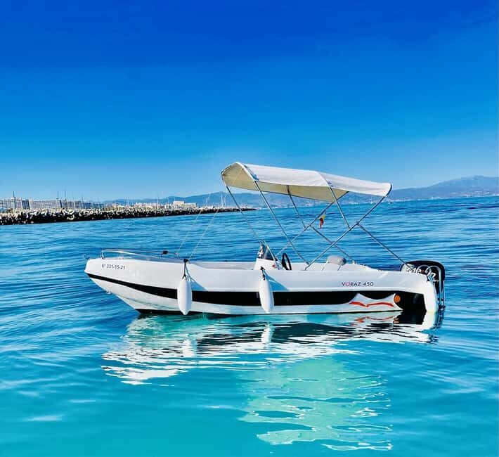Malaga: 6-Seater Speedboat License-free Boat Rental - The Experience in Detail