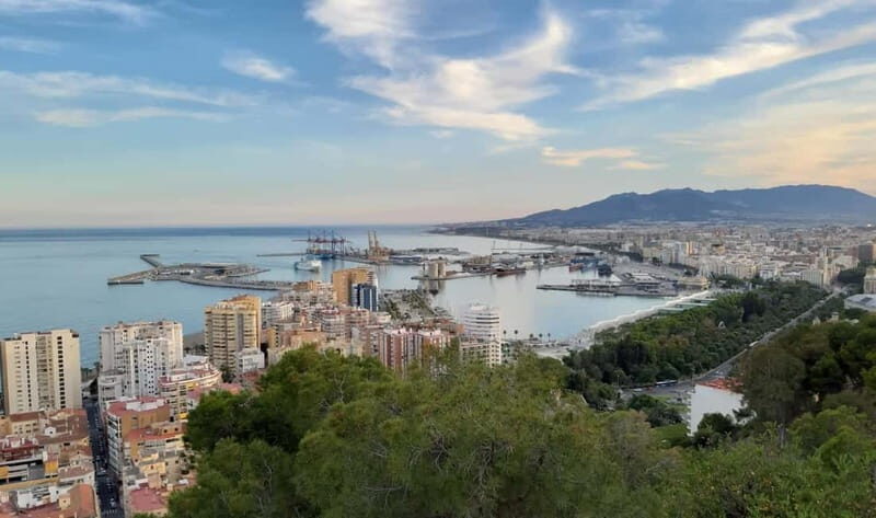 Malaga: Castle Hill and Fisherman Village E-Bike Tour - Key Points