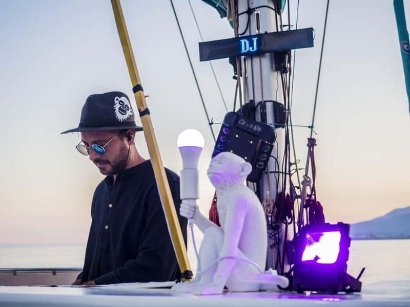 Malaga: Catamaran Sunset or Night Cruise w/ Live DJ & Drink - An Authentic Malaga Water Adventure