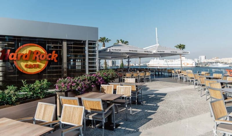 Malaga: Hard Rock Cafe Entrance with Lunch or Dinner - Key Points