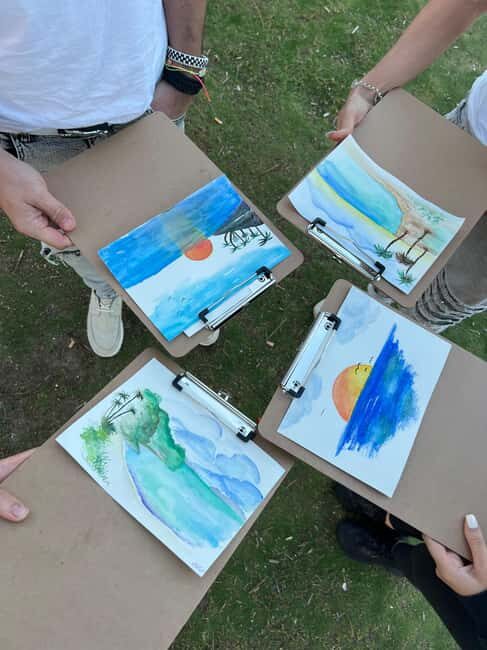 Málaga: Watercolor Workshop by the beach - An Artistic Day by the Sea in Málaga