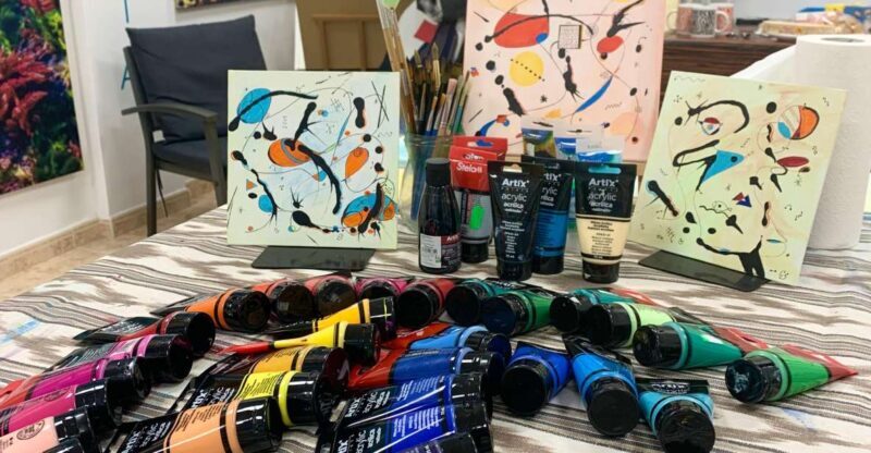 Mallorca: Painting like Miró - Your Finished Artwork and Additional Perks