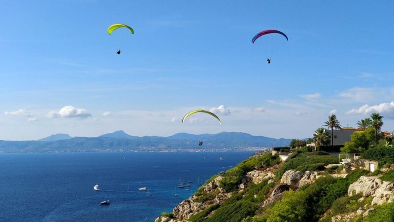 Mallorca: Paratrike Flight with Acrobatics and Engine Stop - Key Points
