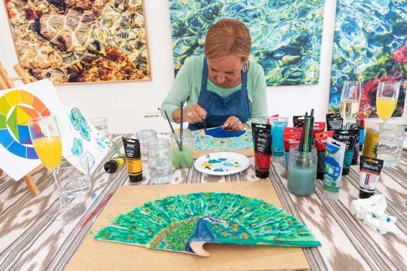 Mallorca/Porto Cristo: Design your own Spanish hand fan - An Authentic Crafting Experience in Porto Cristo