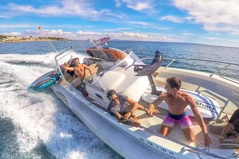 Mallorca: Private Watersports Boat. LUNCH Drinks SUP, Tubing - Practical Information: Pricing, Duration, and Extras