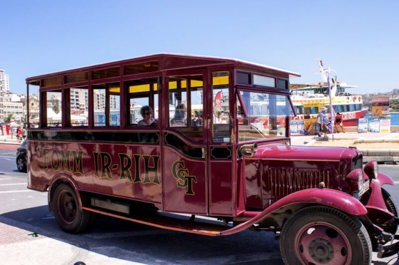 Malta: Vintage Bus Ride through the Three Cities - Key Points
