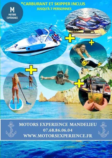 Mandelieu: Full day boat jet-ski paddle underwtaer scooter.. - Who Is This Tour Best For?