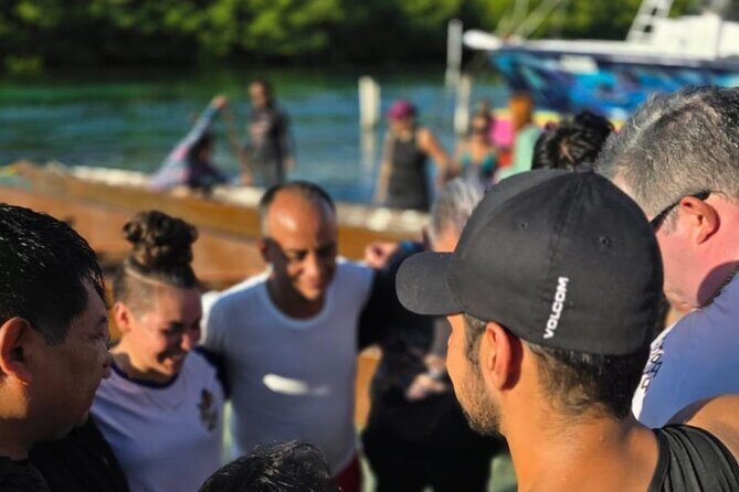 Mangrove Canoe Route at Sunset between Sacred Ecosystems - Key Points