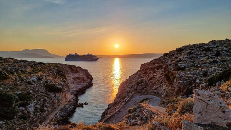 Marathi: 2-Hour Sunset Cruise with Wine and Fresh Fruit - Discover the 2-Hour Sunset Cruise in Marathi, Crete
