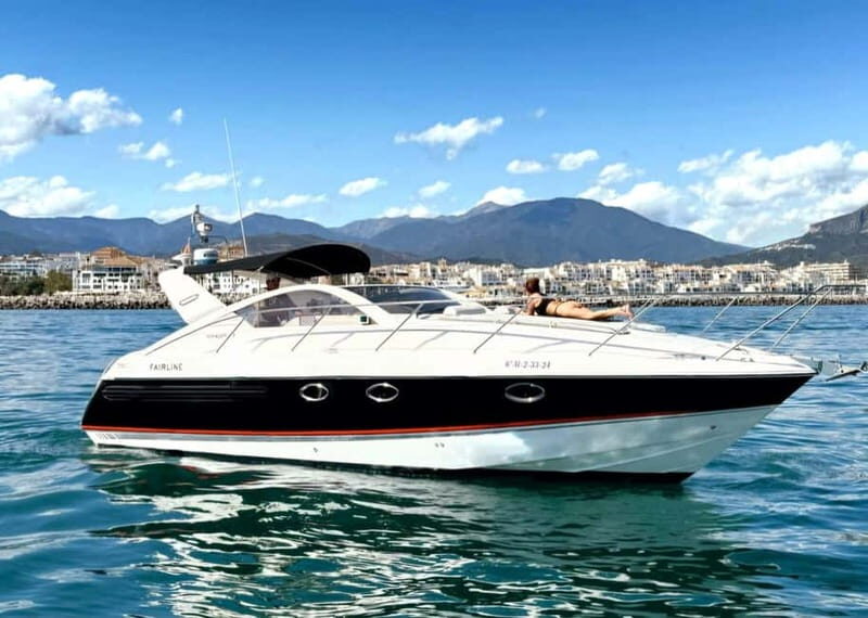 Marbella: 2-8 hour private cruise on luxury yacht Targa37 or Targa48 - The Journey: How the Day Unfolds