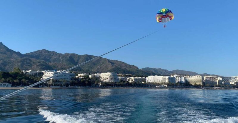 Marbella from the heights: Parasailing - Final Thoughts
