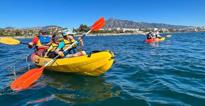 Marbella: Guided Kayak Tour in Puerto Banús - Key Points